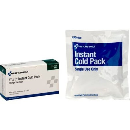 ACME UNITED First Aid Only Instant Cold Pack, 4in x  5in, 1/Box, 30PK 21-004-084